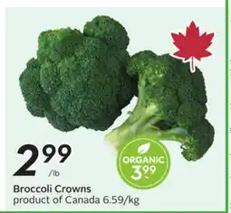 Sobeys Broccoli Crowns offer