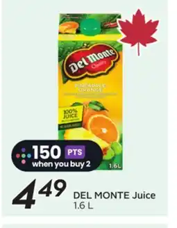 Sobeys DEL MONTE Juice offer