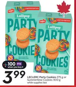 Sobeys LECLERC Party Cookies offer