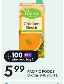Sobeys PACIFIC FOODS Broths offer