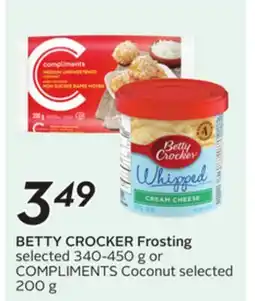 Sobeys BETTY CROCKER Frosting offer