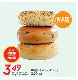Sobeys Bagels offer