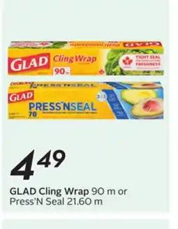 Sobeys GLAD Cling Wrap offer