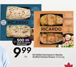 Sobeys RICARDO Marinated or Risotto Stuffed Chicken Breast offer