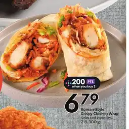Sobeys Korean-Style Crispy Chicken Wrap offer