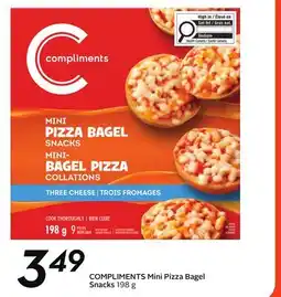 Sobeys COMPLIMENTS Mini Pizza Bagel Snacks offer