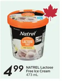 Sobeys NATREL Lactose Free Ice Cream offer