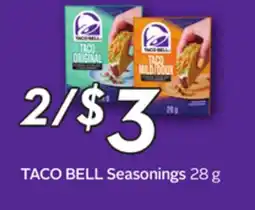 Sobeys TACO BELL Seasonings offer