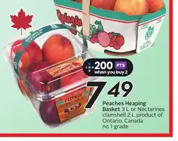Sobeys Peaches Heaping Basket offer