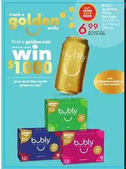 Sobeys BUBLY Sparkling Water Beverage offer
