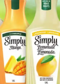 Sobeys SIMPLY Beverages offer