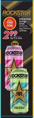 Sobeys ROCKSTAR Energy Drink offer
