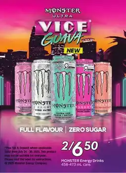 Sobeys MONSTER Energy Drinks offer