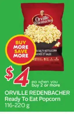 Sobeys ORVILLE REDENBACHER Ready To Eat Popcorn offer