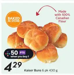 Sobeys Kaiser Buns offer