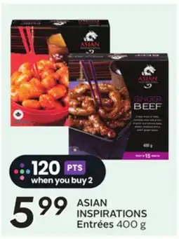 Sobeys ASIAN INSPIRATIONS Entrées offer