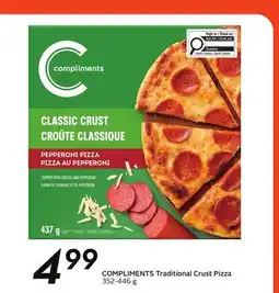 Sobeys COMPLIMENTS Traditional Crust Pizza offer
