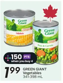 Sobeys GREEN GIANT Vegetables offer
