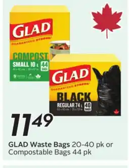 Sobeys GLAD Waste Bags offer