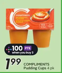 Sobeys COMPLIMENTS Pudding Cups offer