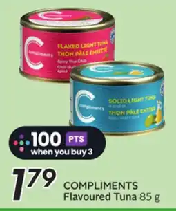 Sobeys COMPLIMENTS Flavoured Tuna offer