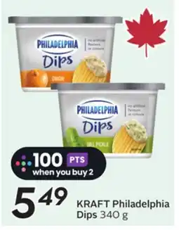 Sobeys KRAFT Philadelphia Dips offer