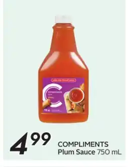 Sobeys COMPLIMENTS Plum Sauce offer