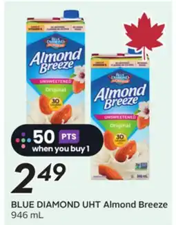 Sobeys BLUE DIAMOND UHT Almond Breeze offer