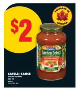 No Frills CATELLI SAUCE, 600 mL offer