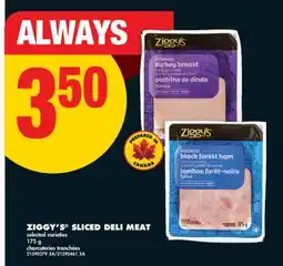 No Frills ZIGGY'S SLICED DELI MEAT, 175 g offer