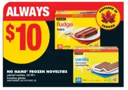 No Frills NO NAME FROZEN NOVELTIES, 24/30'S offer