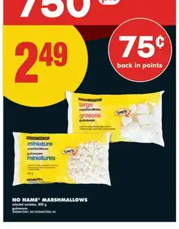 No Frills NO NAME MARSHMALLOWS, 400 g offer