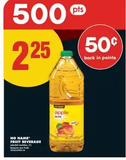 No Frills NO NAME FRUIT BEVERAGE, 2 L offer