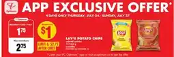 No Frills LAY'S POTATO CHIPS, 177-235 g offer