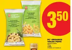 No Frills PC ORGANICS VEGAN PUFFS, 142 g offer