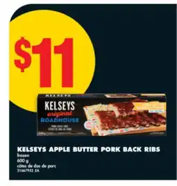 No Frills KELSEYS APPLE BUTTER PORK BACK RIBS, 600 g offer