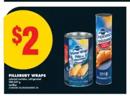 No Frills PILLSBURY WRAPS, 200-227 G offer
