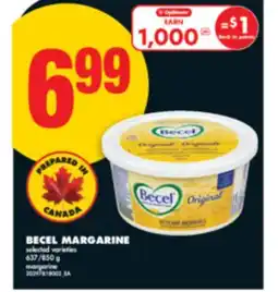 No Frills BECEL MARGARINE, 637/850 G offer