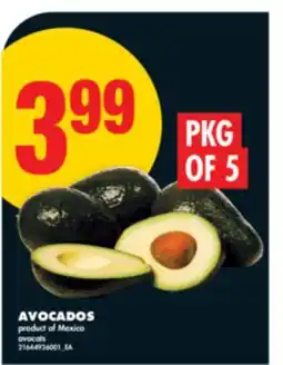 No Frills AVOCADOS, PKG OF 5 offer
