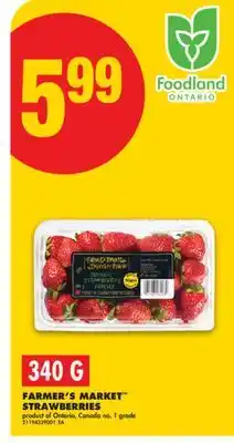 No Frills FARMER'S MARKET STRAWBERRIES, 340 G offer