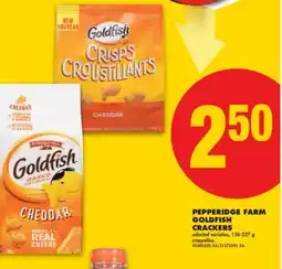 No Frills PEPPERIDGE FARM GOLDFISH CRACKERS, 156-227 g offer