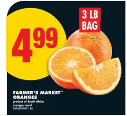 No Frills FARMER'S MARKET ORANGES, 3 LB BAG offer