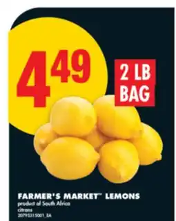 No Frills FARMER'S MARKET LEMONS, 2 LB BAG offer