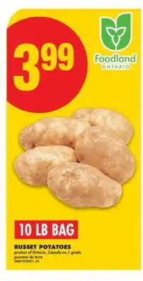 No Frills RUSSET POTATOES, 10 LB BAG offer