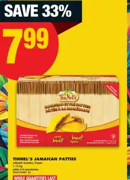 No Frills TINNEL'S JAMAICAN PATTIES, 1.12 kg offer