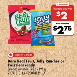 No Frills DARE REAL FRUIT, JOLLY RANCHER OR TWIZZLERS CANDY, 170 G - 198 G offer