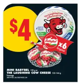 No Frills MINI BABYBEL, 120 G or THE LAUGHING COW CHEESE, 133-144 G offer