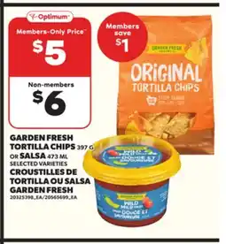 Independent Grocer GARDEN FRESH TORTILLA CHIPS, 397 G OR SALSA, 473 ML offer