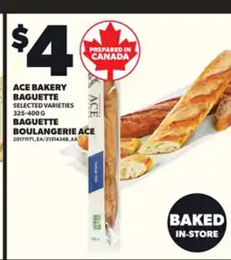 Independent Grocer ACE BAKERY BAGUETTE, 325-400 G offer