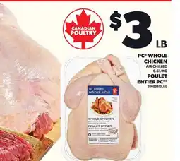 Independent Grocer PC WHOLE CHICKEN offer